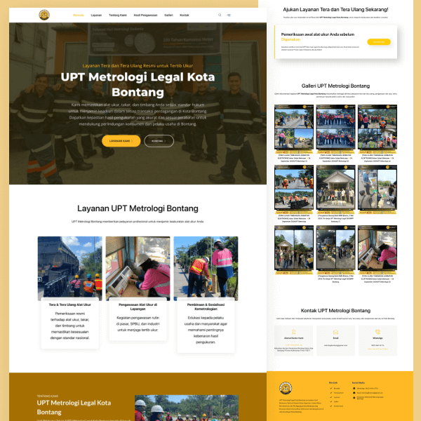 Metrologi Bontang Website