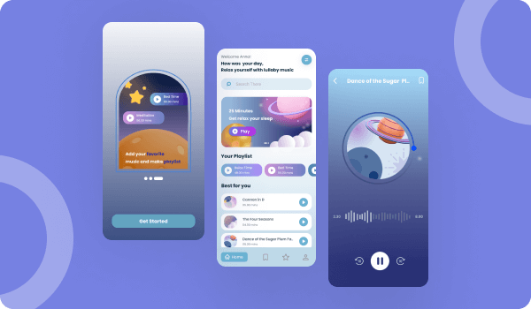 jasa desain ui ux music app wipin