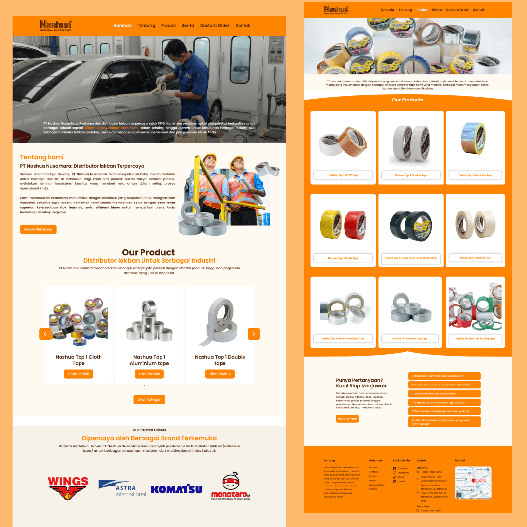 Nashua Nusantara Website