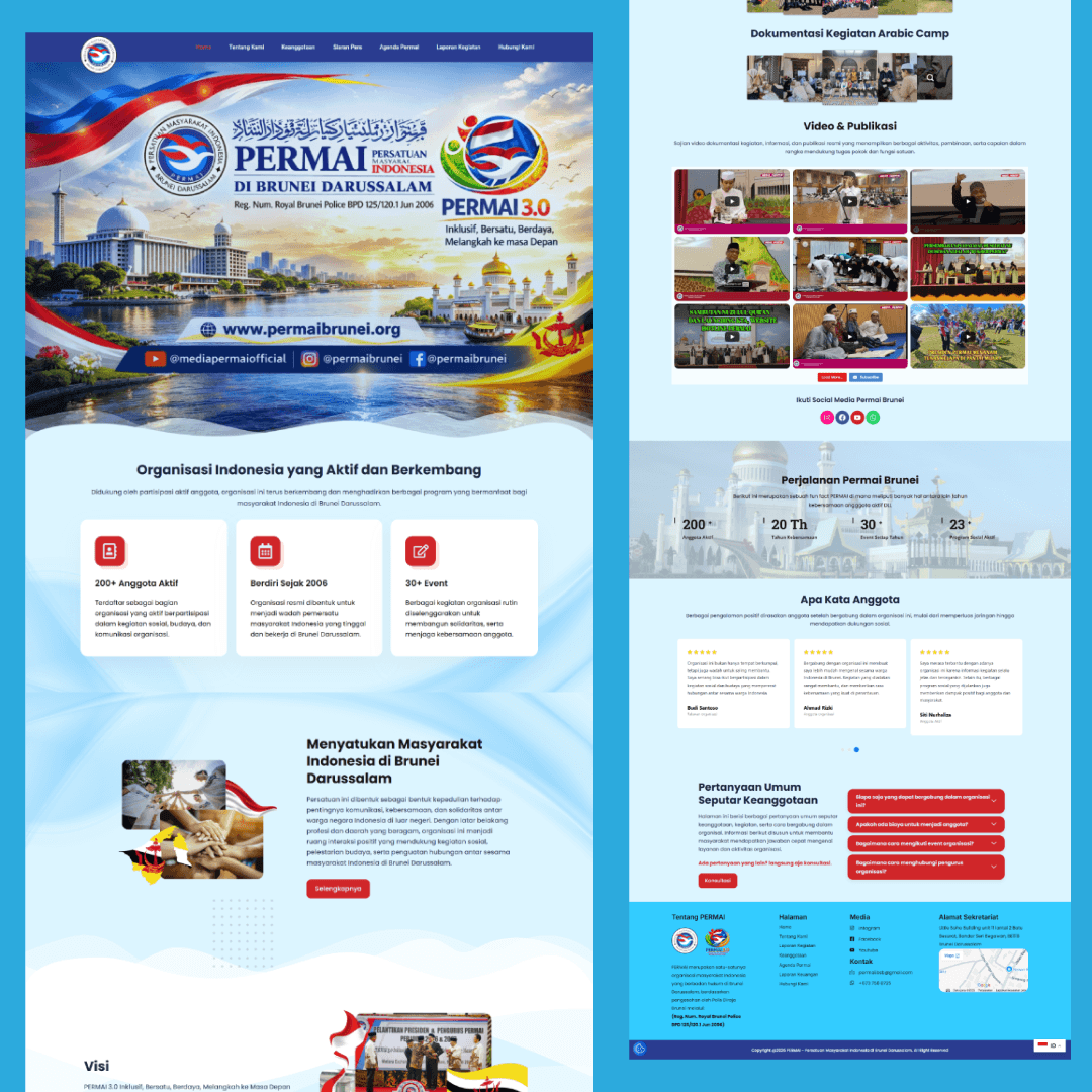 PERMAI Brunei Website