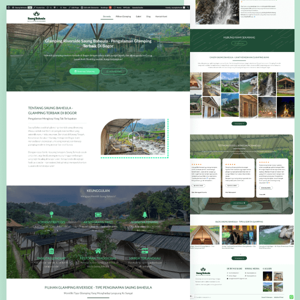 Saung Baheula Website