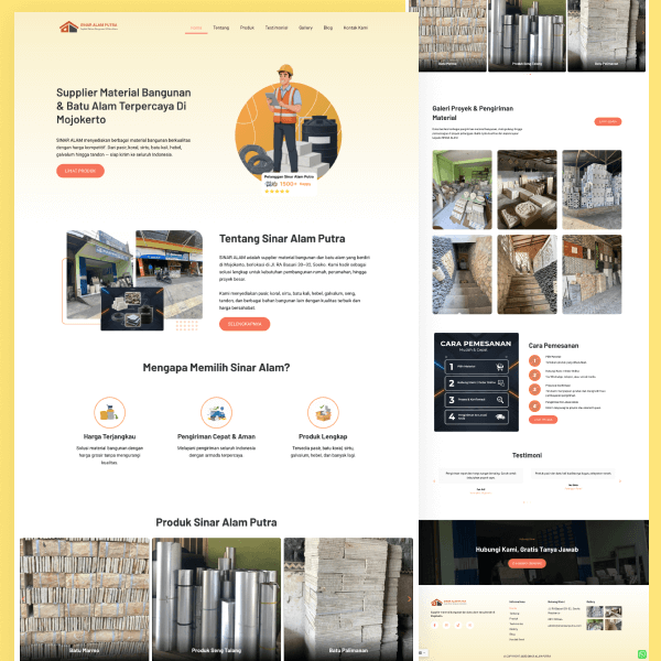 Sinar Alam Putra Website