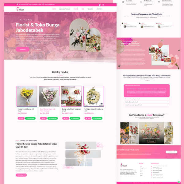 Almira Florist Website