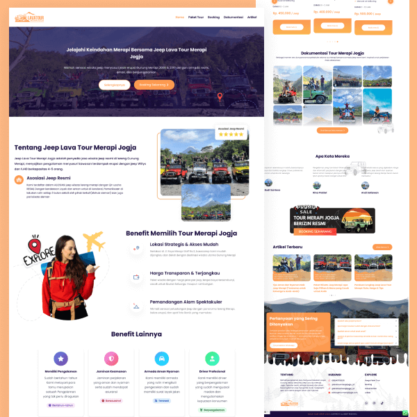 Tour Merapi Jogja Website