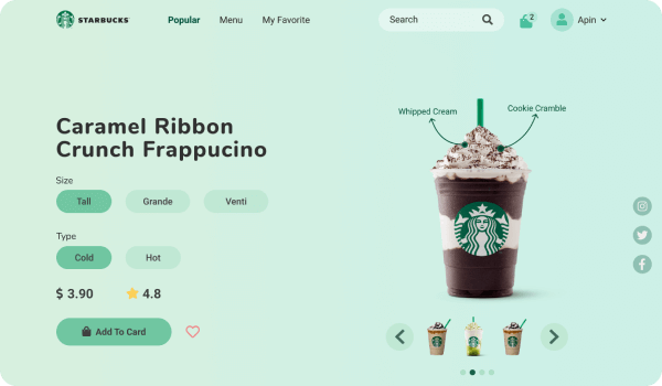 jasa desain web starbuks wipin
