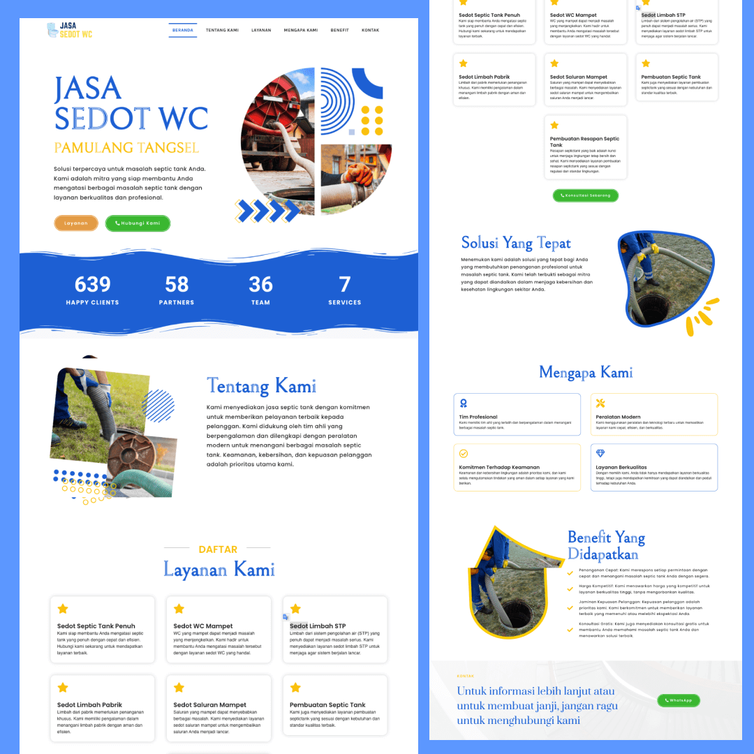 Service Landing Page